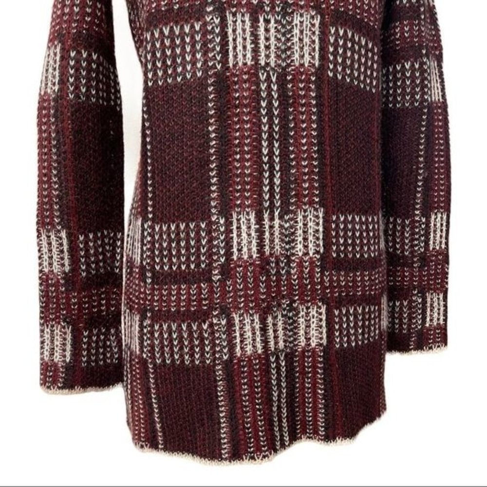 𝅺bb Dakota Plaid Shawl Collar Cardigan Sz S - Picture 7 of 12